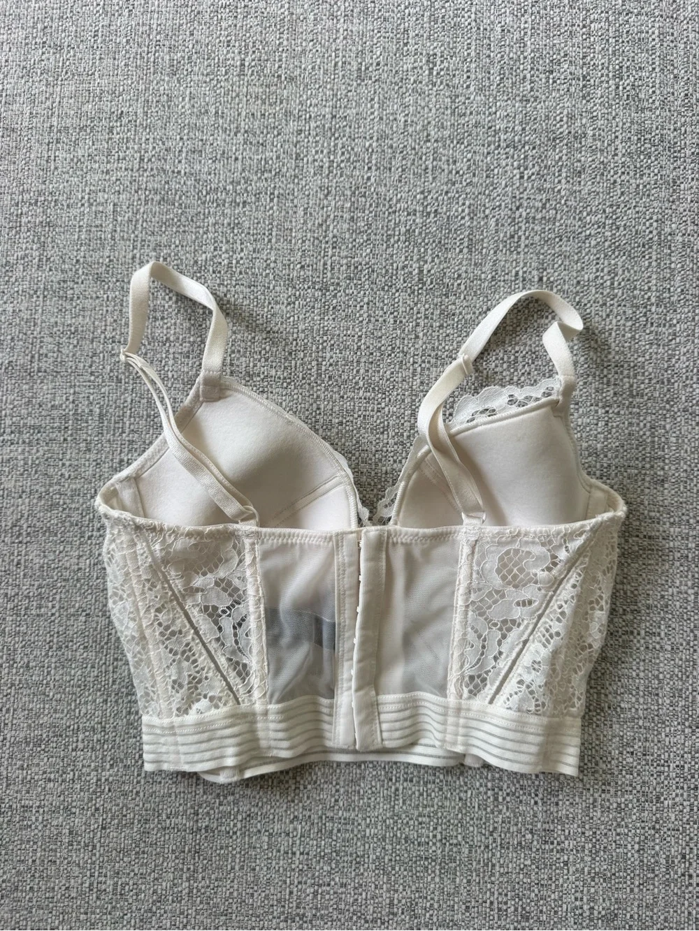 Victoria's Secret Dream Angels Floral Lace Longline Bra